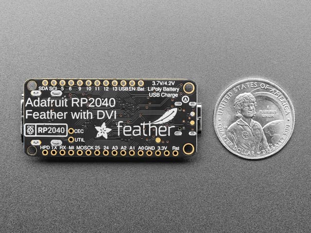 Adafruit Feather RP2040 with DVI Output