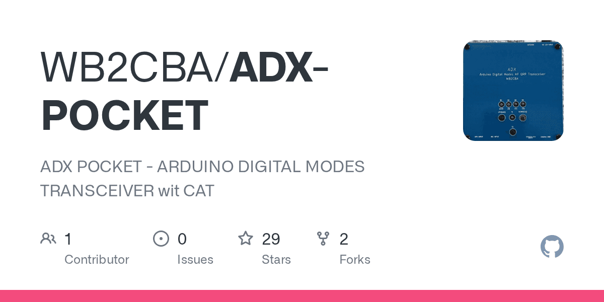 ADX-POCKET — Shirt-Pocket Digital Modes HF Transceiver with CAT Control - image 1