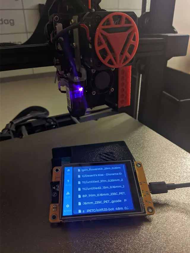 CYD-Klipper — Wireless 3D Printer Status Display