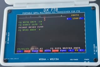 DX-FT8 — Standalone FT8 Multiband Tablet Transceiver by WB2CBA
