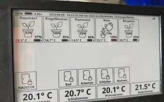 E-Paper Home Assistant Dashboard with Entity Tiles