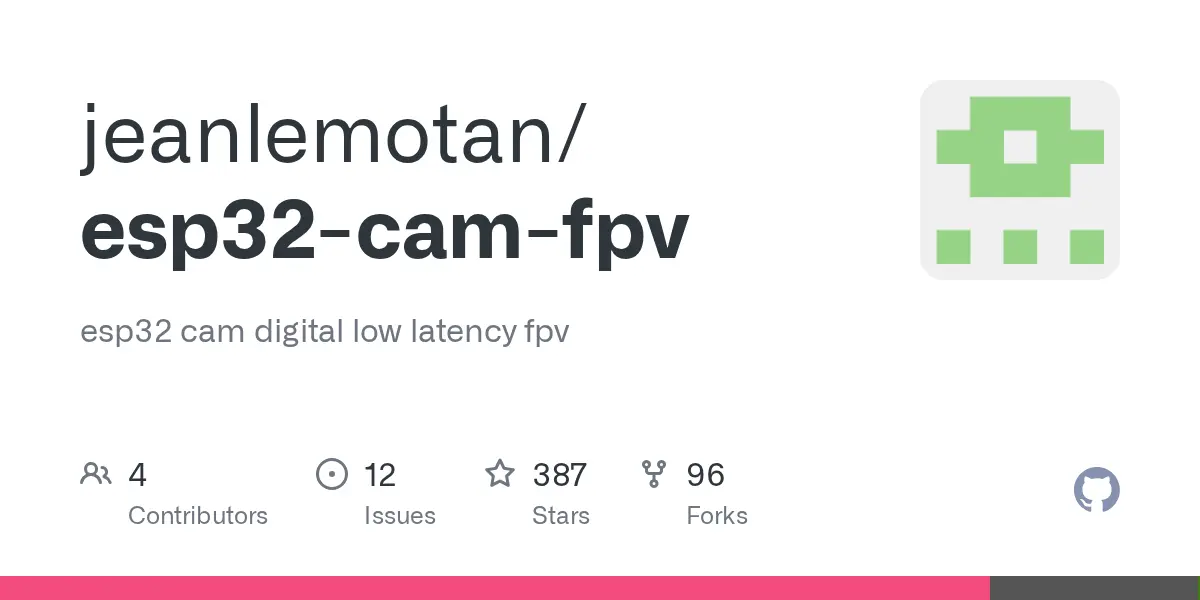 ESP32-CAM FPV — Low-Latency Digital Video for Drones and RC - image 1