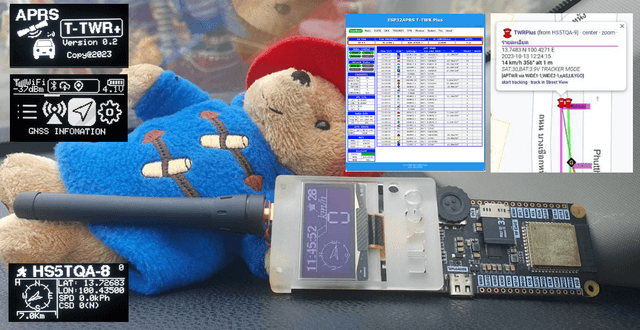 ESP32APRS T-TWR Plus APRS Station