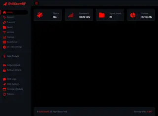 EvilCrowRF Custom Firmware with Flipper Zero Compatibility