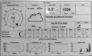 G6EJD ESP32 E-Paper Weather Display