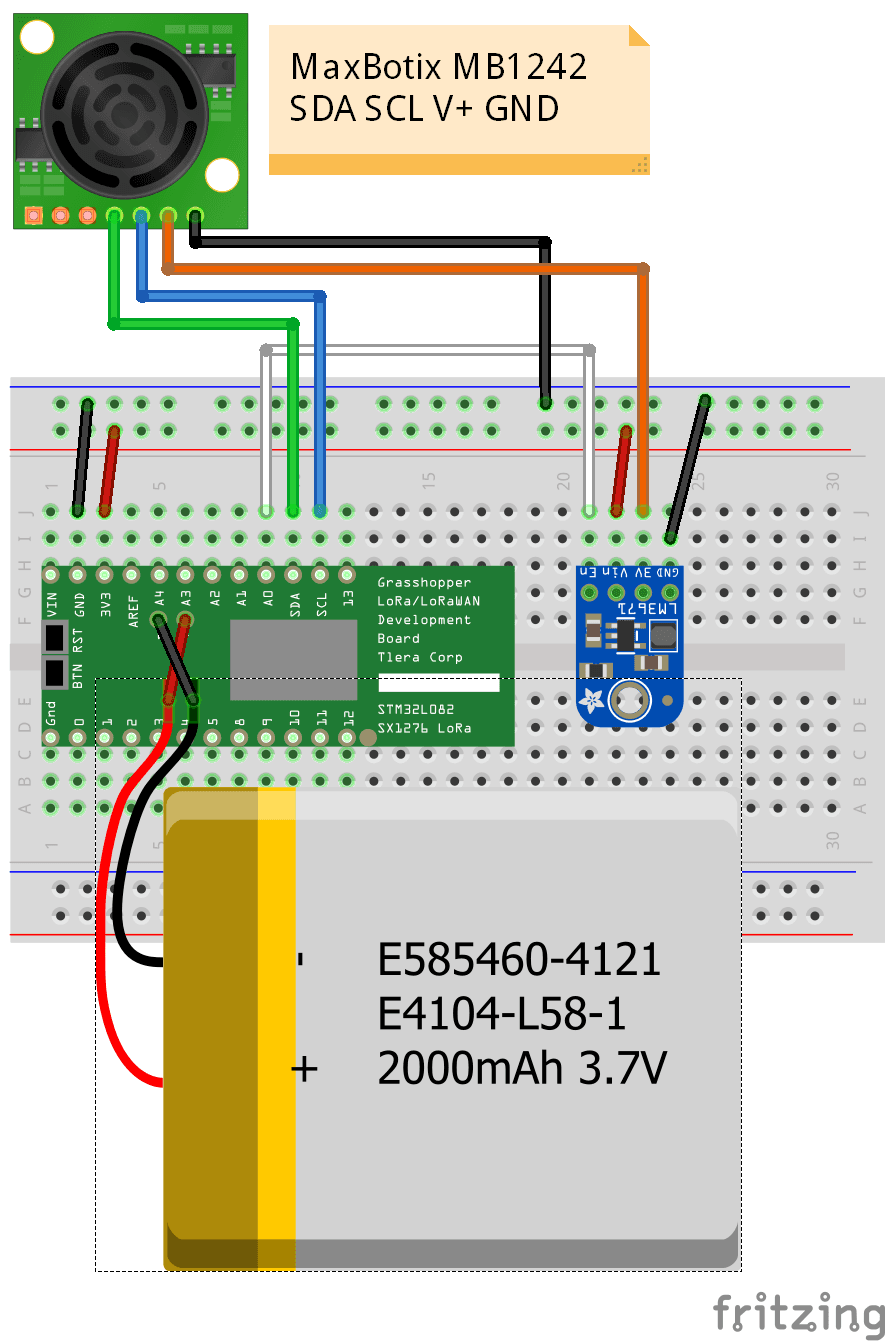 Grasshopper TTN Ultrasonic Sensor Node - image 1