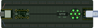 LEDswarm: UWB-Coordinated LED Mesh Network