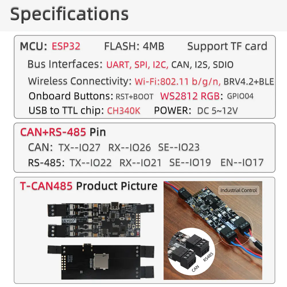 T-CAN485 ESPHome RS-485 Modbus Gateway - image 1