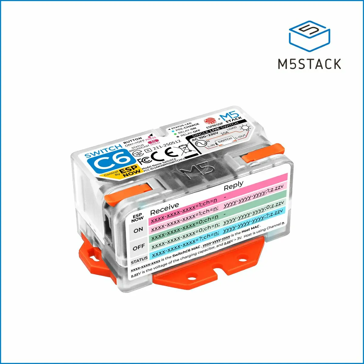 M5Stack Single Live Wire WiFi Smart Switch - image 1