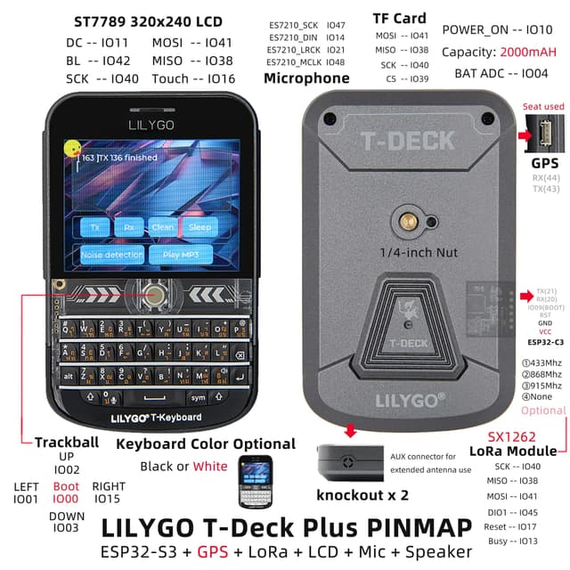 Meshtastic with GPS and Offline Maps on T-Deck Plus