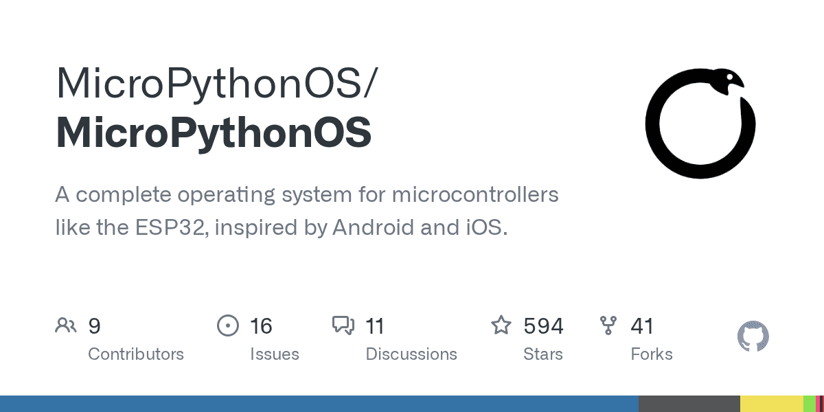 MicroPythonOS — Android-Inspired MicroPython OS for T-Watch S3 Plus - image 1