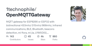 OpenMQTTGateway — Multi-Protocol Radio to MQTT Bridge