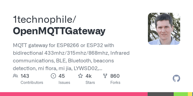 OpenMQTTGateway — Multi-Protocol Radio to MQTT Bridge