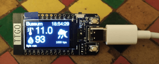 OpenWeather Display for LILYGO T-Display