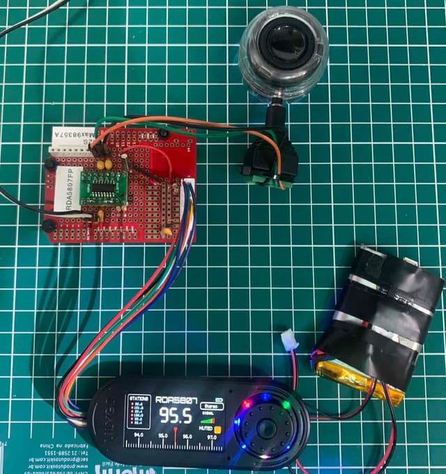 RDA5807 FM Radio Receiver for T-Embed