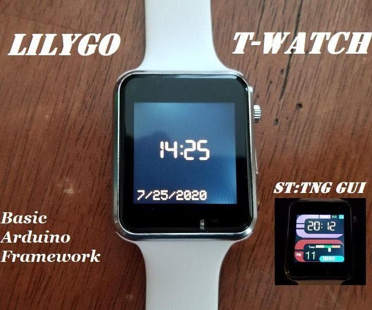 T-Watch 2020 Arduino Framework with Custom Watch Faces - image 1