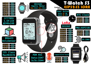 T-Watch S3 ESPHome Integration for Home Assistant