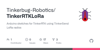 TinkerRTK LoRa Base Station and Rover