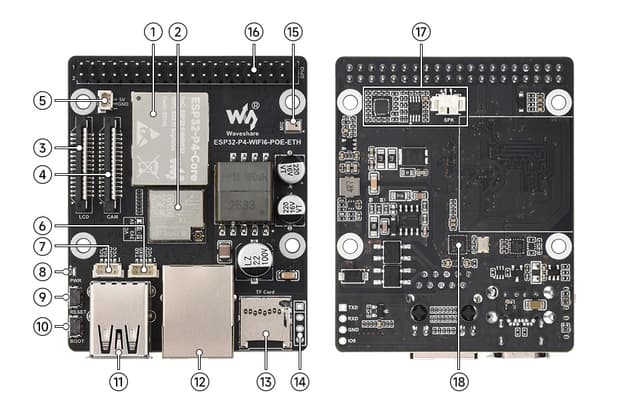 Waveshare ESP32-P4-WIFI6-POE-ETH