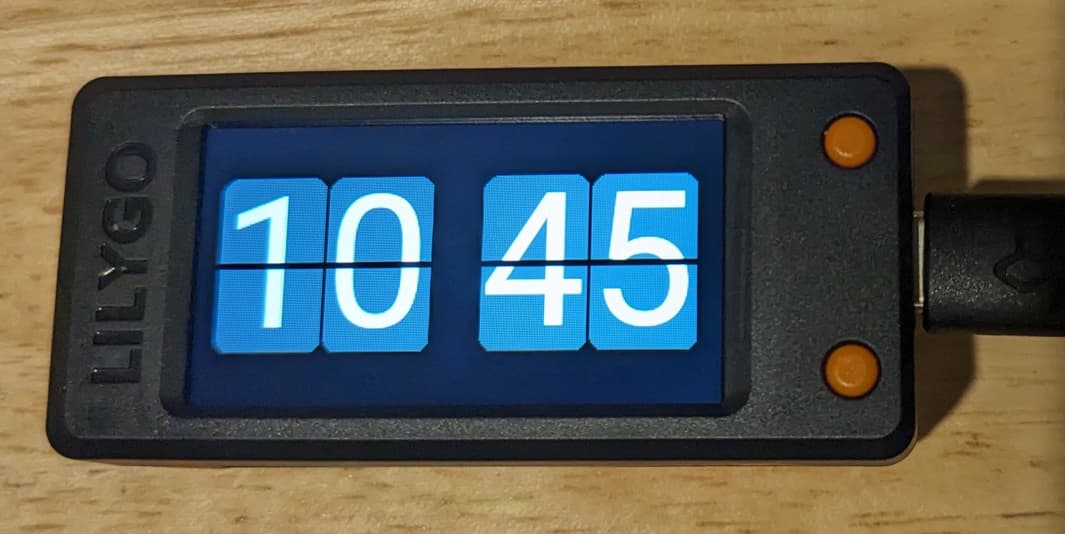 YAFC Flip Clock for T-Display S3 - image 1